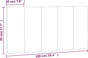 rózsaszín bársony fejtámla párna Hanko 100 cm