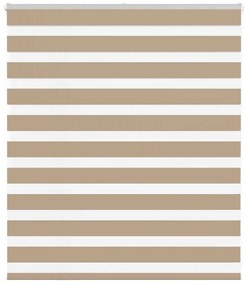 zebrafüggönnyel homokbarna szövetszélesség 125,9 cm poliészter