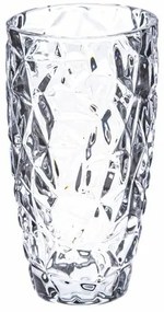 Arezzói üvegváza, 9 x 18,5 cm