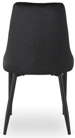 Fekete Bársony Étkezőszék. BARI