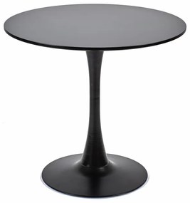 Elegáns Kerek Étkezőasztal 60 cm. Átmérő. Mdf Asztallap, Fém Talp - Jesolo