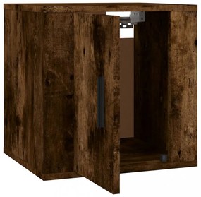 2 db füstös tölgy falra szerelhető TV-szekrény 40x34,5x40 cm