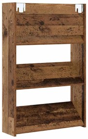 Cipőszekrény polcokkal Öreg fa 60 x 18 x 90 cm Faanyag