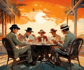 Poszter 60x50cm Ülés a Trópusokon