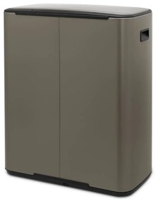 Szürke acél pedálos szemetes 60 l Bo – Brabantia