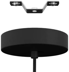 Eglo 39964 - Csillár zsinóron TORTOLA 3xE27/40W/230V fekete/arany