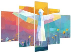 Kép - Virágok őrzője (150x105 cm)