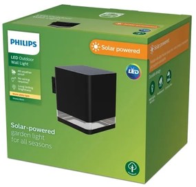 Philips - LED Napelemes fali lámpa VIRONA LED/1,8W/3,7V 2700K IP44