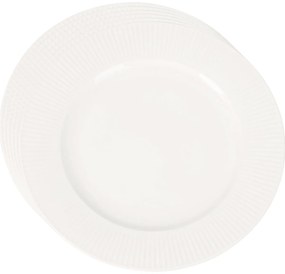 6 darab porcelán sekély tányér szett Linie 27 cm