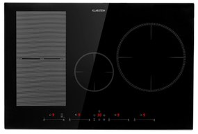 Klarstein Delicatessa 77 Hybrid, beépített indukciós főzőlap, 7000 W, 4 zóna, fekete