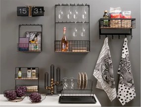 Fekete edényszárító - PT LIVING