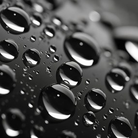 Poszter 40x40cm Mikrokozmosz cseppek