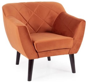 Karo fotel, narancssárga/fekete