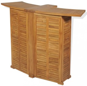 Kültéri tíkfa bárpult 155 x 53 x 105 cm