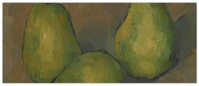 Kép - Paul Cézanne, Three Pears, reprodukciók (120x50 cm)