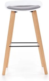 Bárszék 81x51 cm bézs/fehér