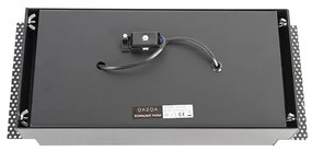 6 darabos süllyesztett spotlámpa készlet fekete AR111 forgatható és dönthető keret nélküli 2-lámpás - Oneon