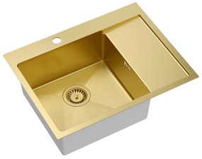 Acél mosogatótálca RUSSEL 116 Gold