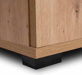 Álló szekrény 30 cm Artisan tölgy színben – VENORNA