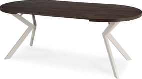 Modern bővíthető étkezőasztal LUKAS 100–250 cm dió kasmír