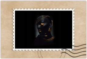 Poszter 60x40 Fej arany díszítéssel