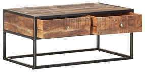 nyers akácfa dohányzóasztal 90 x 50 x 40 cm