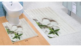 Adria 3D fürdőszobai szőnyegkészlet, 60 x 100 cm, 50 x 60 cm