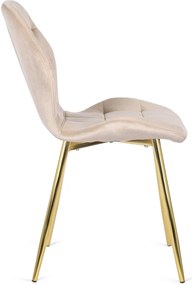 Krém Bársony Étkezőszék. LUCKY