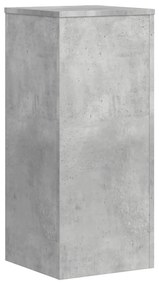 2 db betonszürke szerelt fa növénytartó állvány 30 x 30 x 70 cm