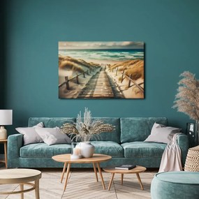 Kép homokdűnék és tengeri horizont