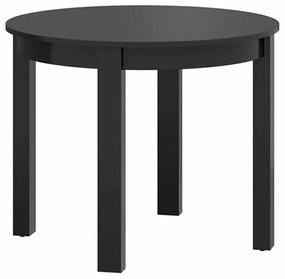 Asztal Boston 314Fekete, 76cm, Hosszabbíthatóság, Laminált forgácslap, Laminált forgácslap
