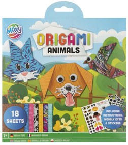 Színes Animals origami állatok kiegészítőkkel