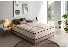 Kemény-közepes keménységű kétoldalas hőszabályozó hab matrac 140x190 cm Tempus Gold – Moonia