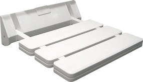 Aqualine, zuhanyülőke 32x33cm, összecsukható, fehér, AE357