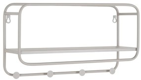 Feira kalaptartó fogas, acél, szürke 45x15x25 cm