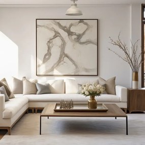 Felületre szerelhető csillár SVEN 1xE27/15W/230V bézs