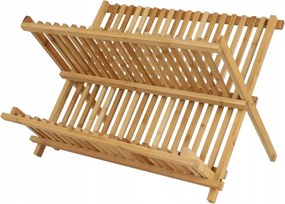 Edényszárító, bambusz, 43x36x28cm