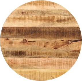 vidaXL tömör nyers mangófa kerek asztallap Ø90 x 3,8 cm