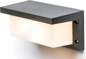 RENDL HIDE RC fali lámpa antracit 230V LED E27 15W IP54