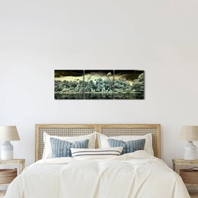 A víz felszínének képe (órával) (90x30 cm)