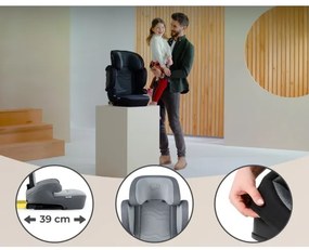 KINDERKRAFT SELECT - Autósülés XPAND 2 i-Méret (100-150 cm) Premium Rakéta szürke