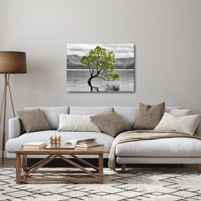 Fa képe a tó közepén (70x50 cm)