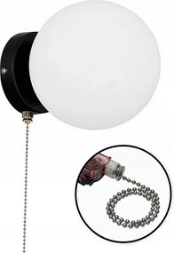 Fali LĂĄmpa LĂĄncos Be/ki kapcsolĂłval Ăveg LĂĄmpabĂșra Gömb