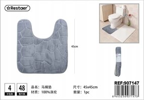 Anya Wc Szürke Kövekkel 45x45cm Kiváló Minőség