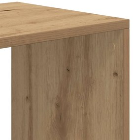 könyvszekrény kézműves tölgy 66x31x112 cm szerelt fa