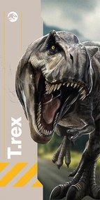 Jurassic World T-Rex fürdőlepedő, strand törölköző 70x140cm
