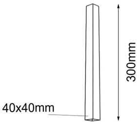 Shilo 1705 - Spotlámpa DOHA 1xGU10/15W/230V fekete