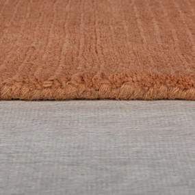 Téglavörös gyapjú szőnyeg 120x170 cm – Flair Rugs