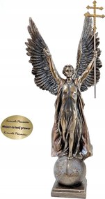 Gábriel Arkangyal Lotaringiai Kereszttel A Földgömbön Ajándék Figura v