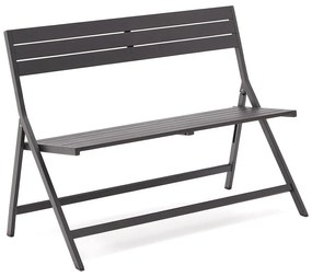 Fekete fém kerti pad Torreta – Kave Home